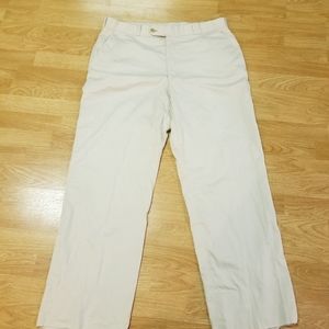 David August flat front kahki pants